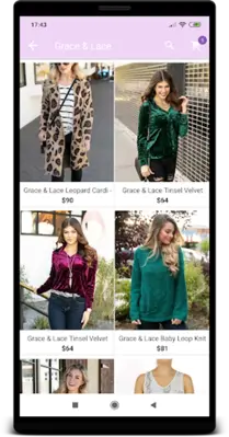Lavender and Lace Boutique android App screenshot 1